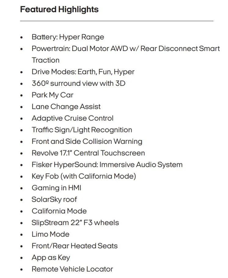 2023 Fisker Ocean Extreme