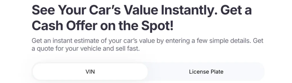 Get instant cash offer - CarEdge