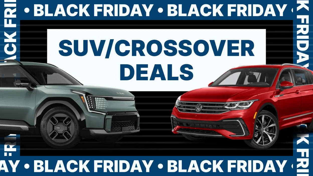 Featured image for 5 Great Black Friday SUV Deals [2024]: 0% APRs And Lease Specials