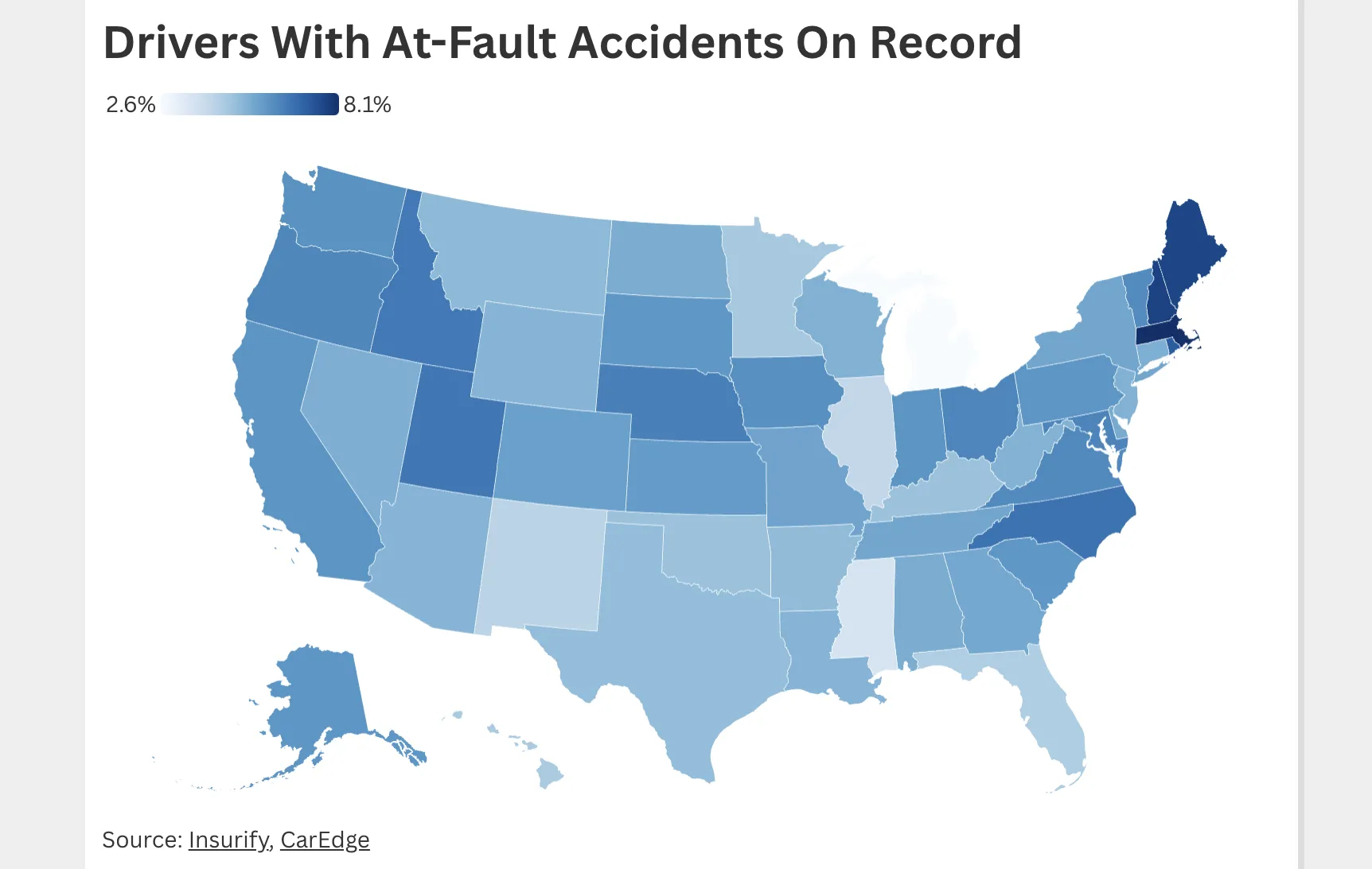 These States Have the Highest (and Lowest) Rates of Car Accidents in 2025