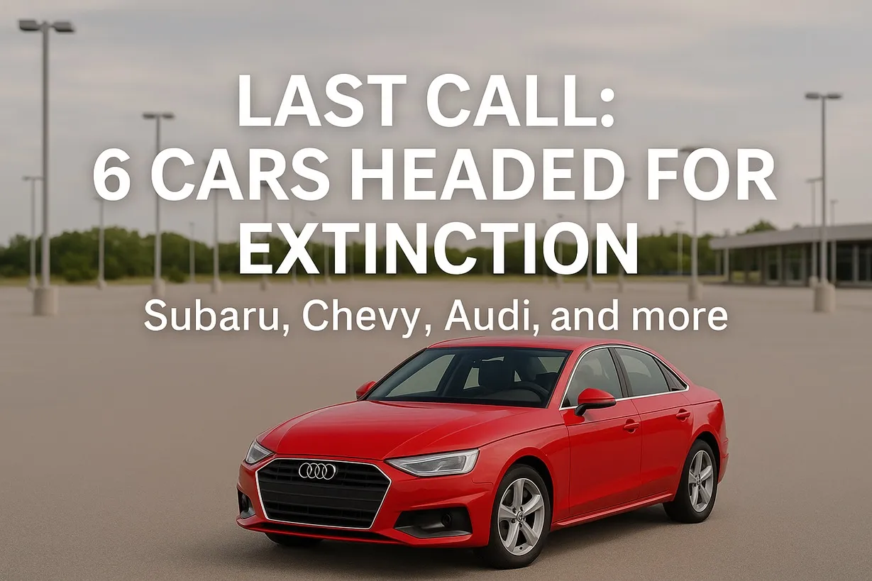 Featured image for Say Goodbye to These Iconic Cars — They’ll Be Gone By Summer’s End