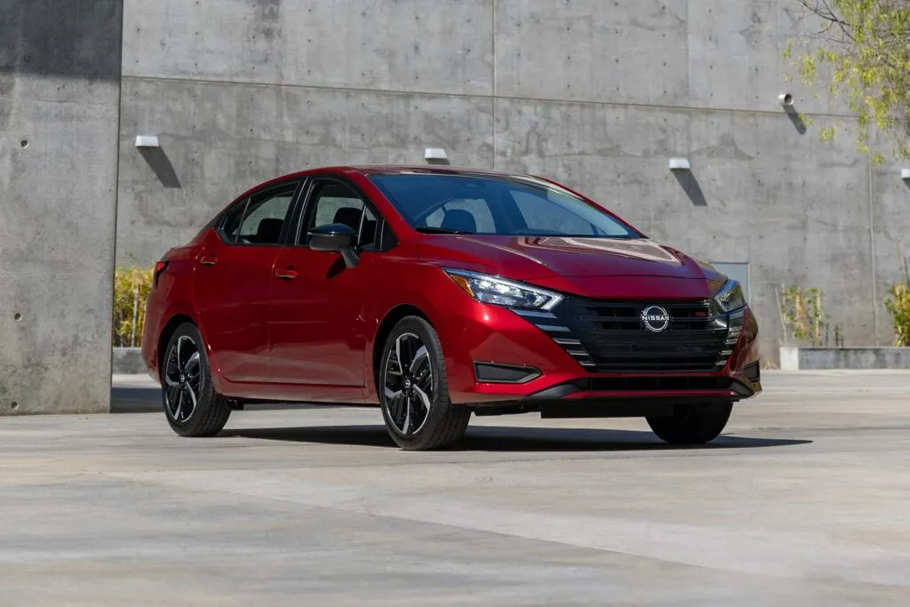 The cheapest new car in 2024, the Nissan Versa