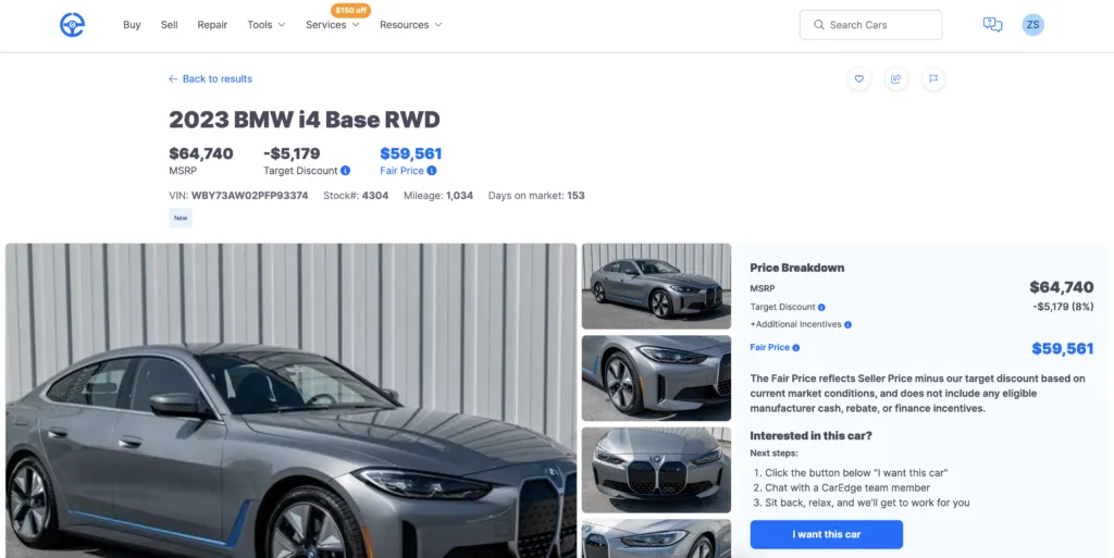 BMW I4 for sale