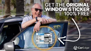 free window sticker / Monroney sticker for cars