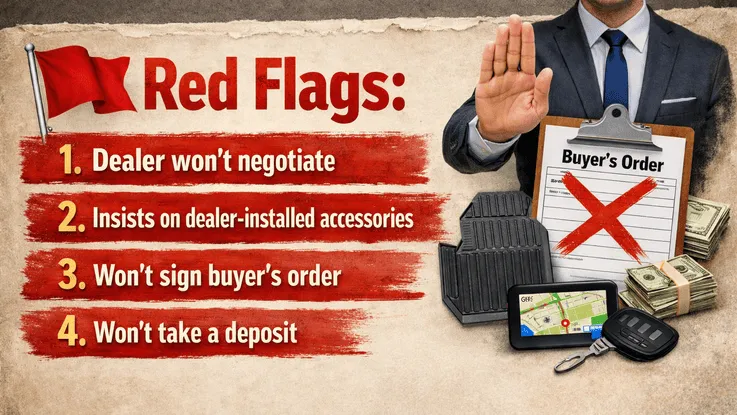 how to factory order a car, and what to watch out for