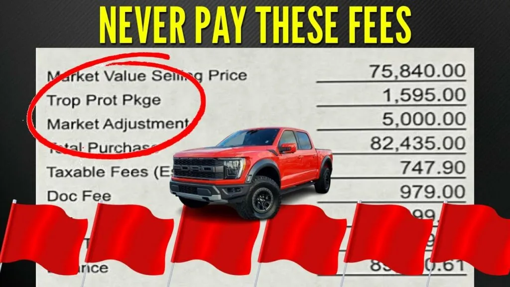 Don't pay these car dealership fees!