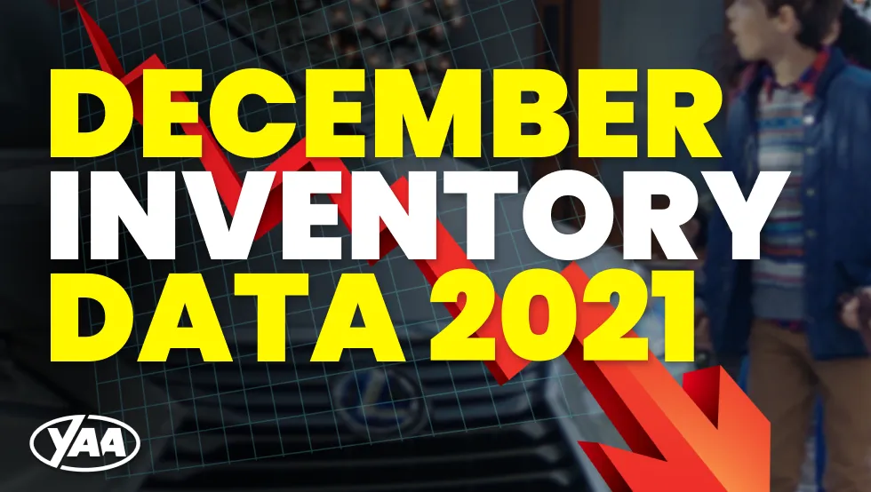 Featured image for New Car Inventory Levels Decline in December 2021