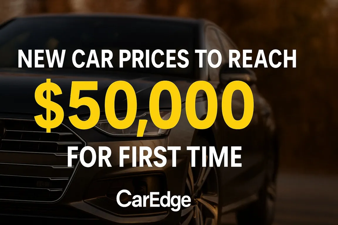 Featured image for New Car Prices Will Soon Cross $50,000 For the First Time