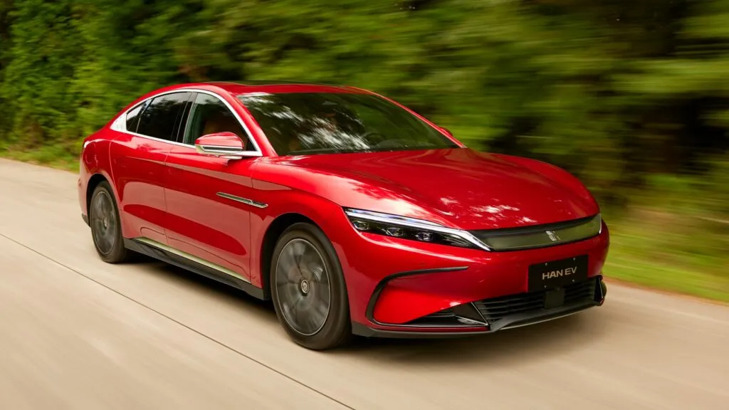 Chinese EV competition: BYD Han