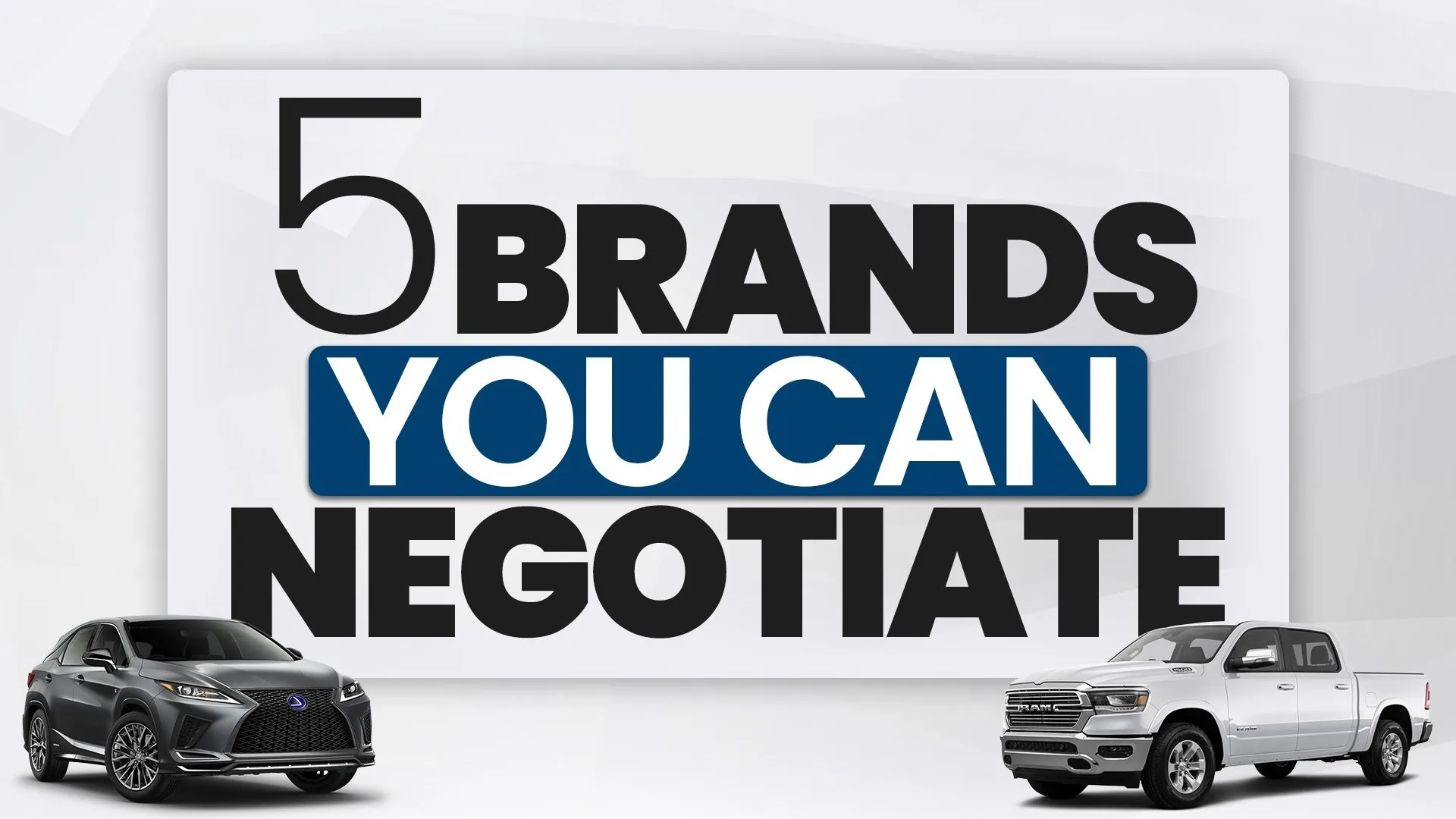 Featured image for The 5 Most Negotiable SUVs for Year-End Car Buyers