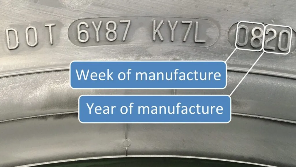 how to tell how old tires are