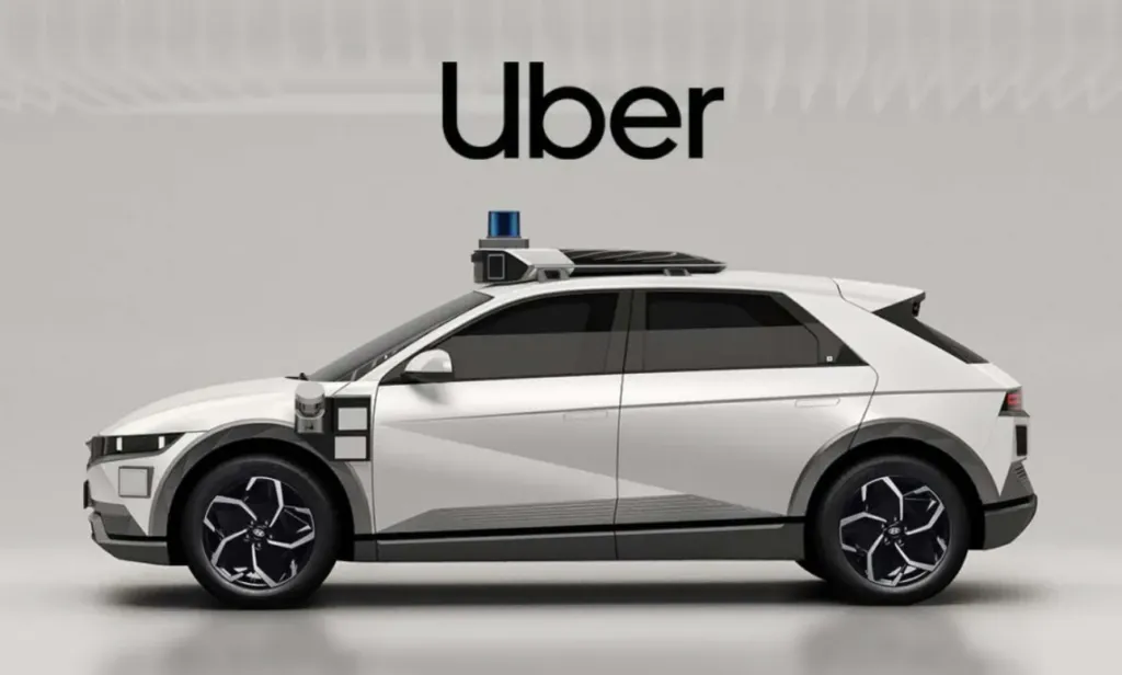 The Uber IONIQ 5 is self-driving, and completely operated by Motional.