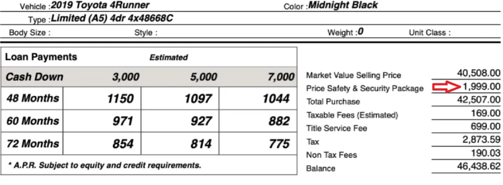 this is not a legitimate dealership fee