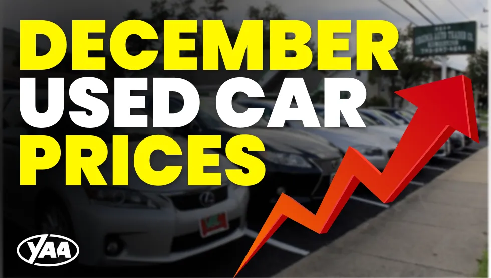 Featured image for Used Car Prices for December 2021