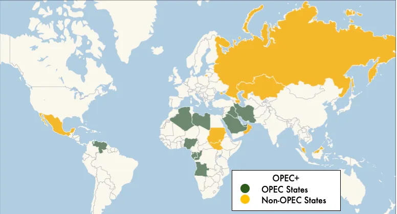 OPEC+ countries and rising gas prices