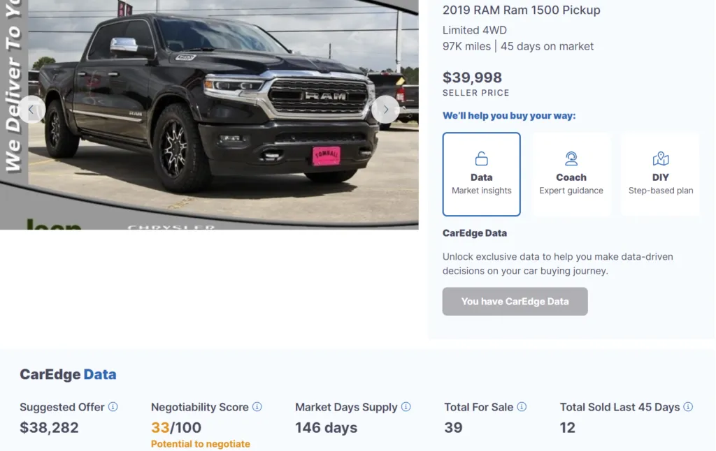 Ram trucks are notorious for high depreciation.
